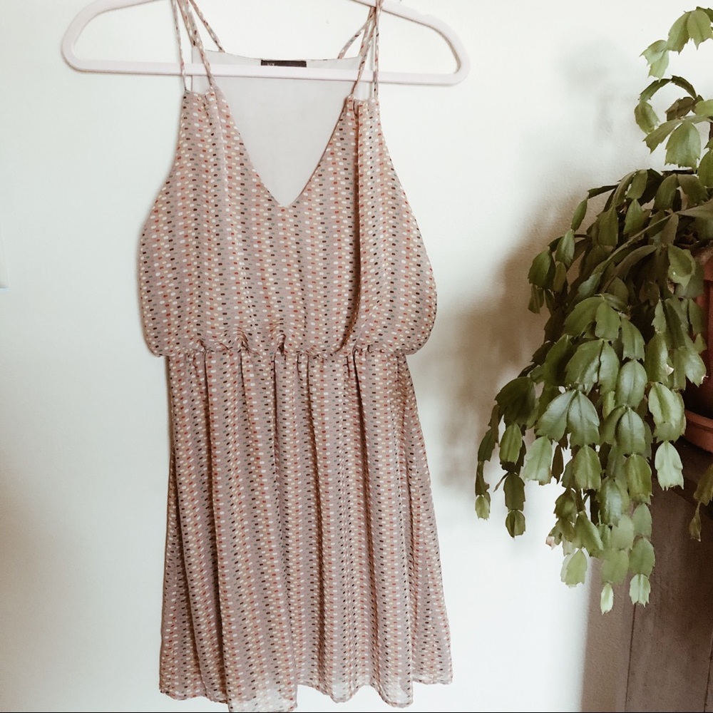 KLD nude rainbow dress